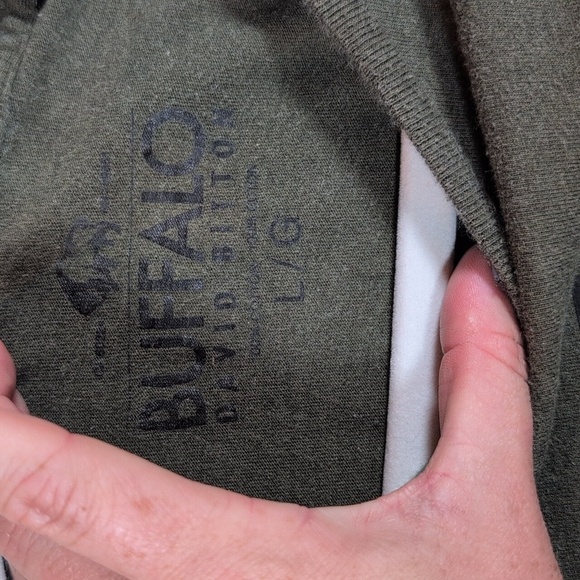 Buffalo David Bitton Dark Green Tee - Picture 2 of 4